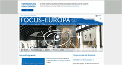 Desktop Screenshot of focuseuropa.de