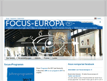 Tablet Screenshot of focuseuropa.de